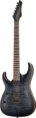 Harley Benton Amarok 6 LH BKNT Flame Burst Black Natural Flame Burst Satin