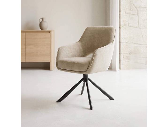 Fauteuil pivotant confortable pour salle à manger - Cowley