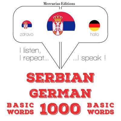 1000 essential words in German - JM Gardner, Audio, 9782821139985