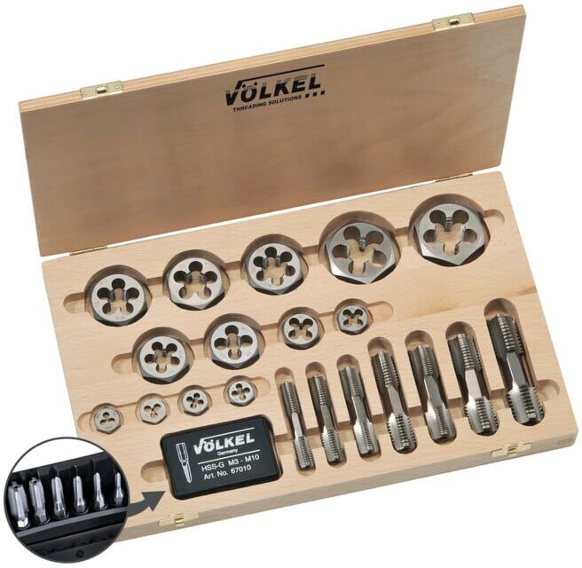 VÖLKEL Jeu de tarauds M3-M20 VÖLKEL ; VÖLKEL Threading Solutions (48641)