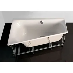 Hoesch Spezial-Untergestell für Whirlwanne Sechseck 1900x900mm, höhenverstellbar, 8-fache Wannenrandunterstützung, magnetische Verkleidungsplatten