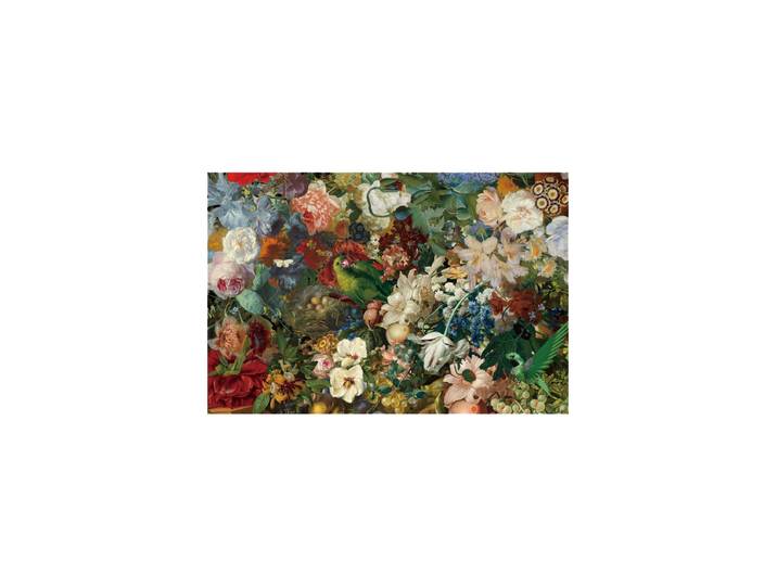 Glasbild „Nostalgische Blumen“ 100 x 150 cm Multicolor Crea Collection