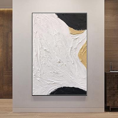 Handgefertigtes Ölgemälde auf Leinwand, Wandkunst, Dekoration, moderne abstrakte Texturen für Wohnkultur, gerollt, rahmenlos, ungedehnt