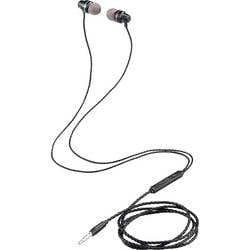Renkforce RF-IE-JH01 In Ear Headset kabelgebunden Schwarz Fernbedienung Telefon RF-6443176