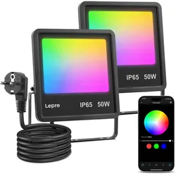 Eko-Light, Fassadenbeleuchtung, Lepro F1 50-W-Flutlichtstrahler (IP65)
