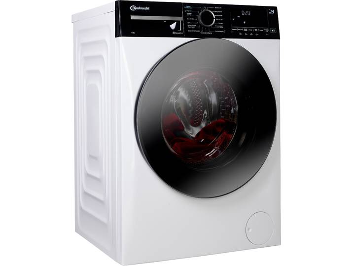 BAUKNECHT Waschmaschine B WM SMART ECO 8A , Energieeffizienz: A, weiß, B:60cm H:84,5cm T:55cm, Waschmaschinen, Adaptive Wash – Intelligente Anpassung der Programme an Ihre Wünsche, Waschmaschine