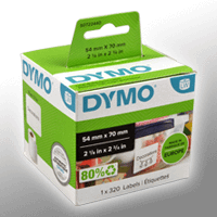 Dymo Labelwriter-Etiketten 99015 (S0722440) weiß, 54 x 70mm, 320 St.