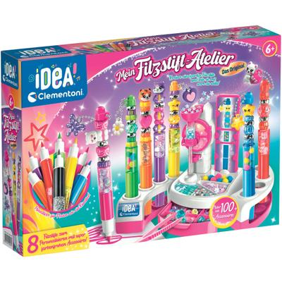 Kreativset CLEMENTONI "Idea, Mein Filzstift-Atelier", bunt, Kreativsets, Kinder, Made in Europe