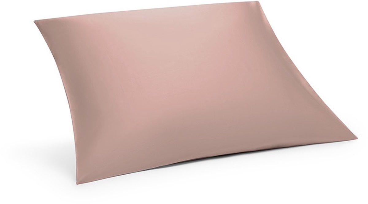 Yumeko kussensloop katoensatijn cosmea roze 50x60 cm