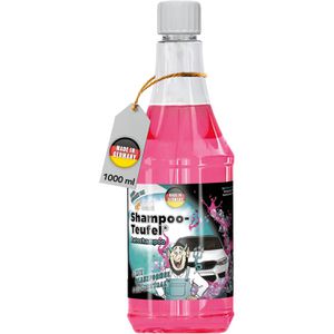Tuga-Chemie Autoshampoo Shampoo-Teufel, mit Litschi-Duft, Konzentrat, pH-neutral, 1 Liter