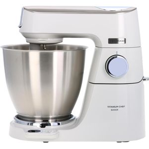 Kenwood Küchenmaschine KVC 65.001WH Titanium Chef, Baker, 1200W, mit Waage, 5 Liter, weiß