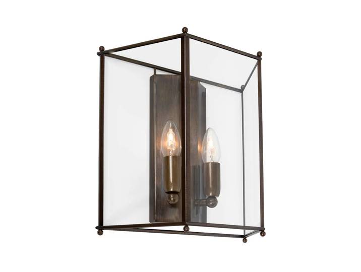Konsthantverk Lampe murale Glimminge verre/oxyde
