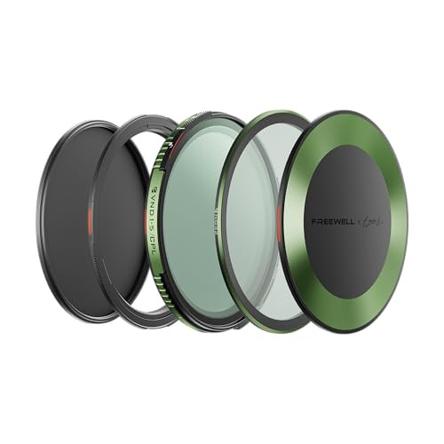 Freewell x Brandon Li 77mm Variabele ND/CPL Basic Kit 1-10 Stop met ND32 voor video en fotografie