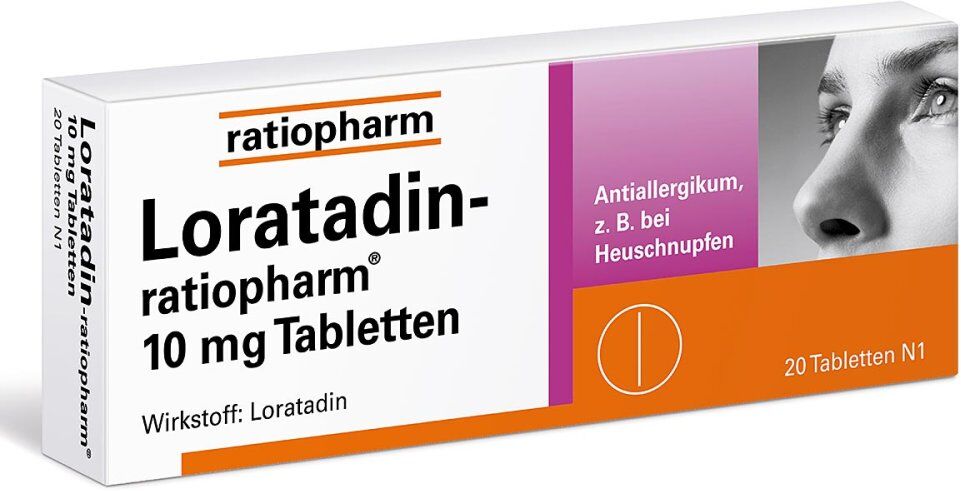 Loratadin-ratiopharm® 10 mg Tabletten 20stk