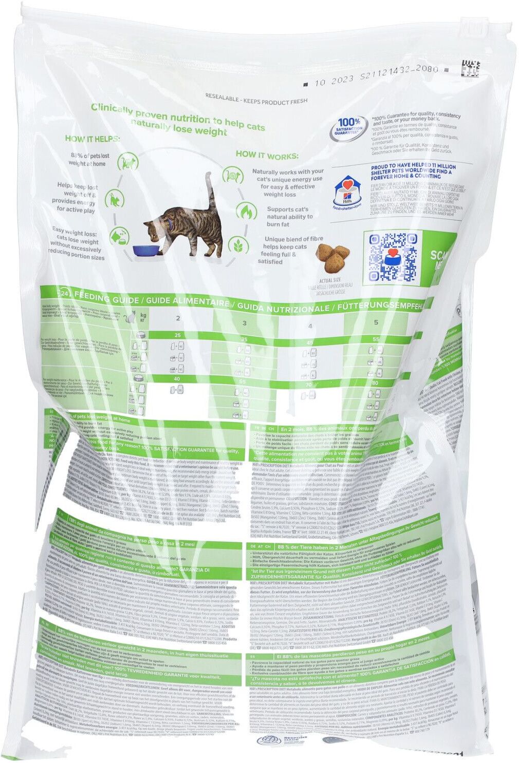 Hill's Prescription Diet Feline Metabolic 3 kg Pellets