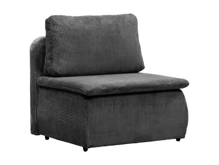 Boxxx Schlafsessel, Dunkelgrau, Kunststoff, 87x95x87 cm, Liegefunktion, Wohnzimmer, Sofas & Couches, Schlafsofas, Schlafsofas mit Bettkasten