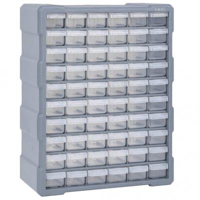 Multi-Schubladen-Organizer 5 | vidaXL : Farbe - Grau