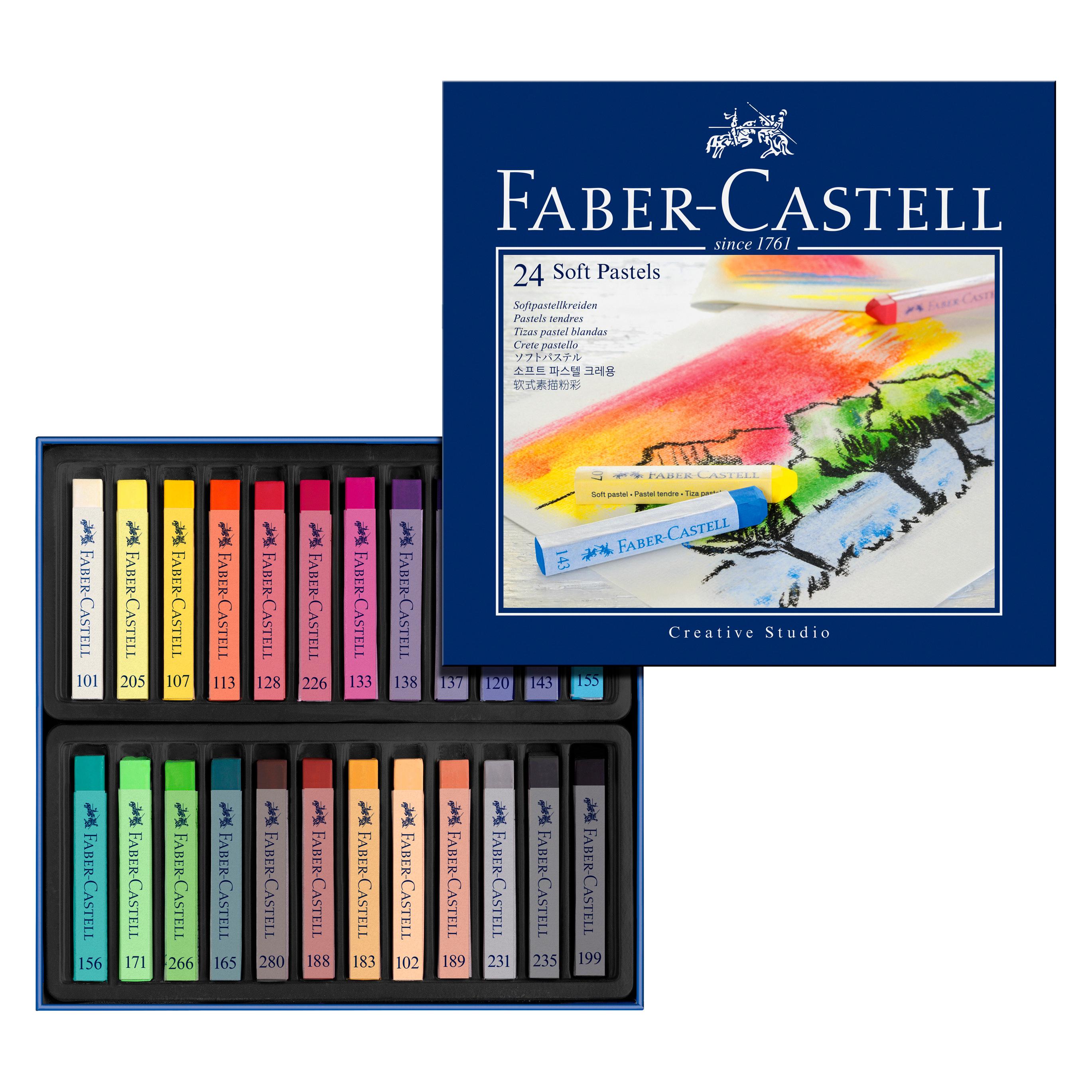 Faber-Castell Softpastellkreiden (24x) (128324)