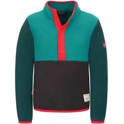 TROLLKIDS Kids Flekkefjord Half Zip, Größe 92 in Grün Grün