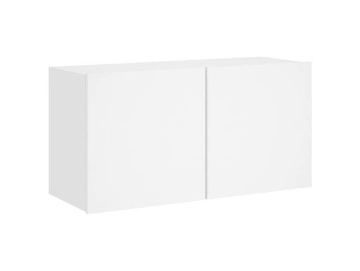 Meuble TV mural Armoire TV - blanc 80x30x41 cm - LL249030
