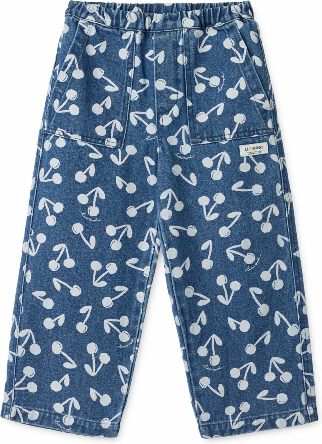Liewood Jean Cesar Cerises Bleu jean 4 ans