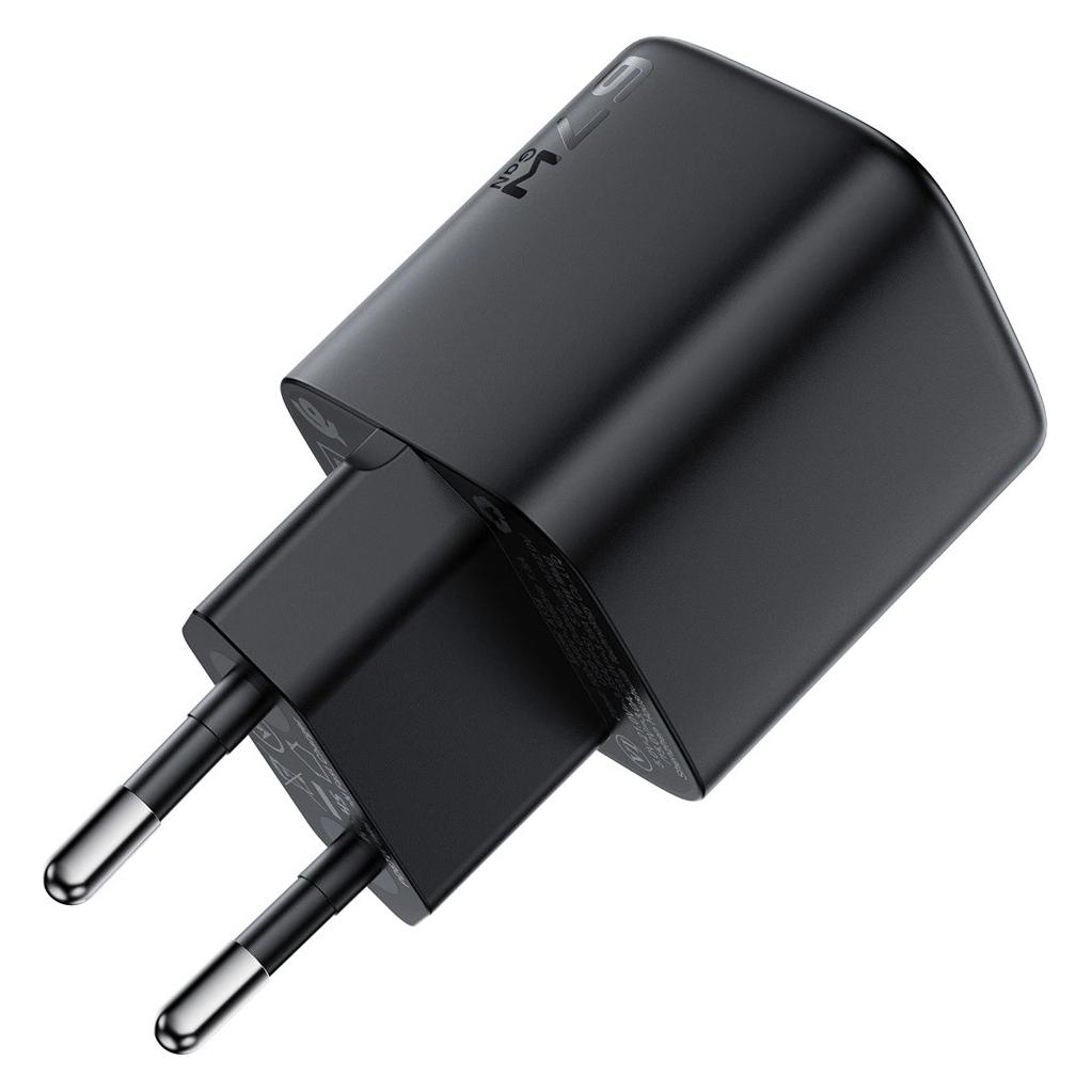 Acefast Adapter A134, 67 W, GaN, USB-C-Steckdosenladegerät - Schwarz (67 W, 1 Port) (66499990)