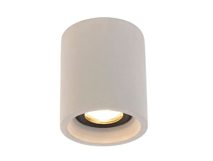 Spot de plafond rond en béton rustique - Deep