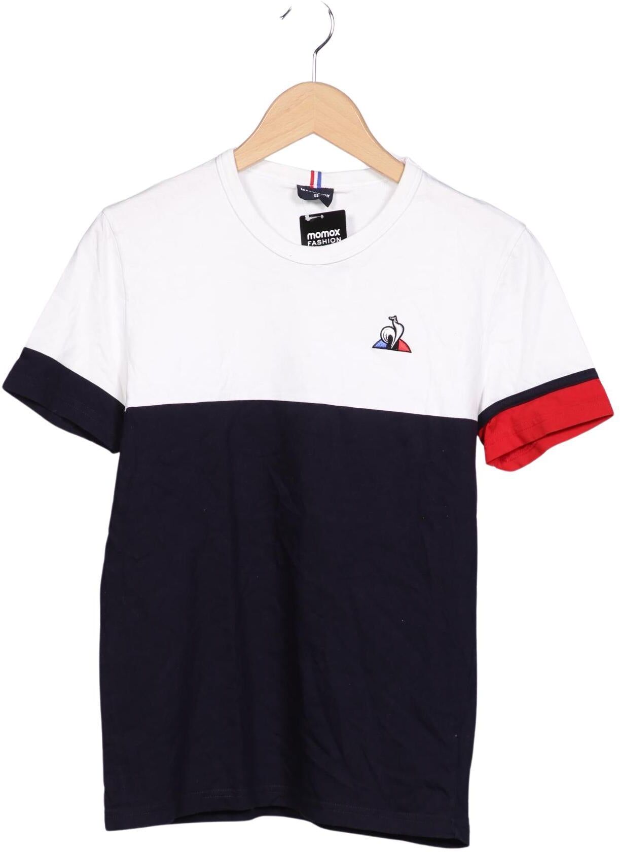 Le Coq Sportif Herren T-Shirt, Mehrfarbig, Gr. XS, Baumwolle - Second Hand