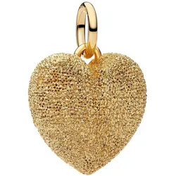Pandora 765073C00 Charm-Anhänger Diamantiertes Herz Goldfarben