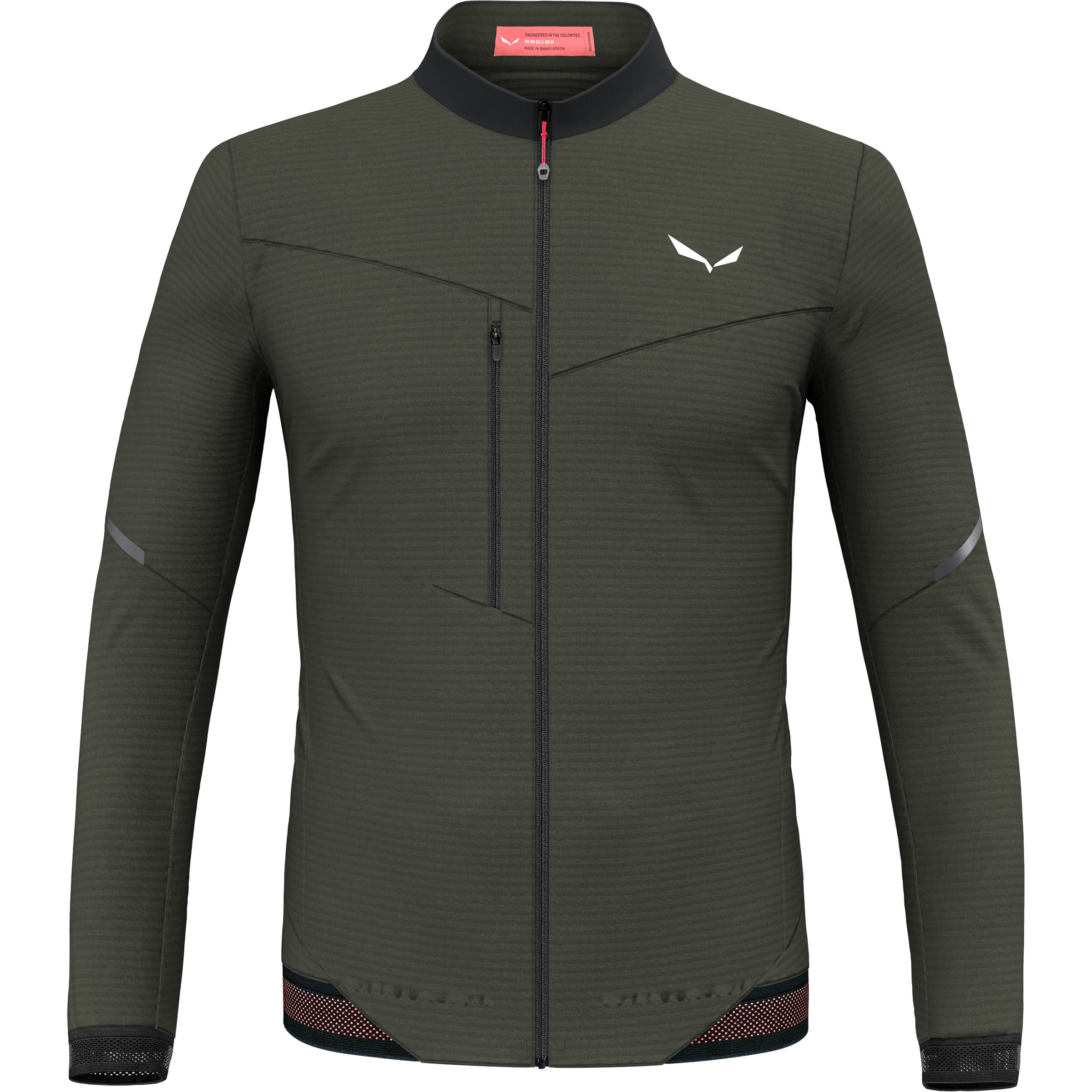 Salewa Pedroc Pl 2 Herren Fleecejacke oliv Größe L Trekking Elastisch