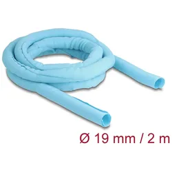 DeLOCK Gewebeschlauch selbstschließend hitzebeständig 2 m x 19 mm blau