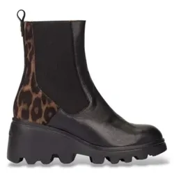 Wonders für Damen. G-7032_5738_10888 Toronto Lederstiefeletten 34 Schwarz (41), Wohnung, Keine, Lässig