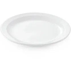WAS Germany - Teller Set 6-teilig mit schmaler Fahne, flach, Ø 25,5 cm, Porzellan
