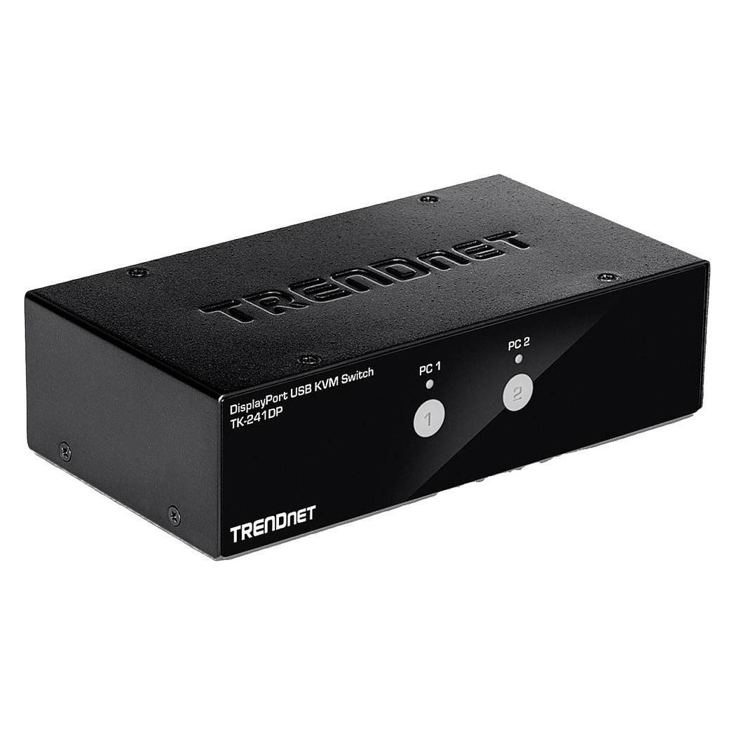 Trendnet TK 241DP KVM-/Audio-/USB-Switch (TK-241DP)