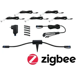 Paulmann 5063 Plug & Shine Set Smart Home Zigbee 3.0 LED Bodeneinbauleuchte MicroPen IP67 3000K