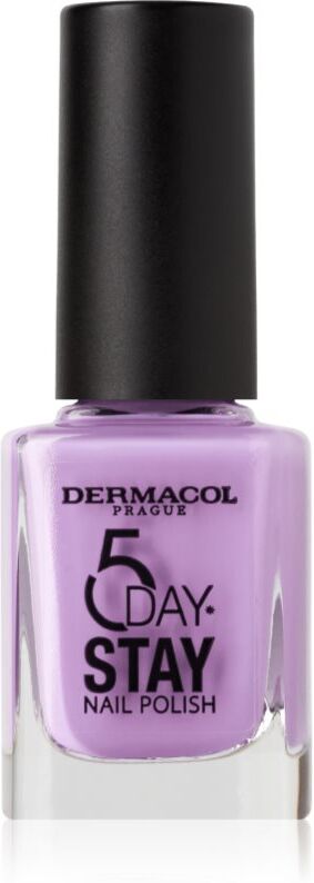 Dermacol 5 Day Stay vernis à ongles longue tenue teinte 65 Cloudy Lilac 11 ml