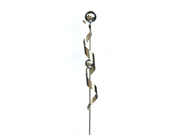 Garden Pleasure Gartenstecker mit 2 Kugel, Spiralenform
