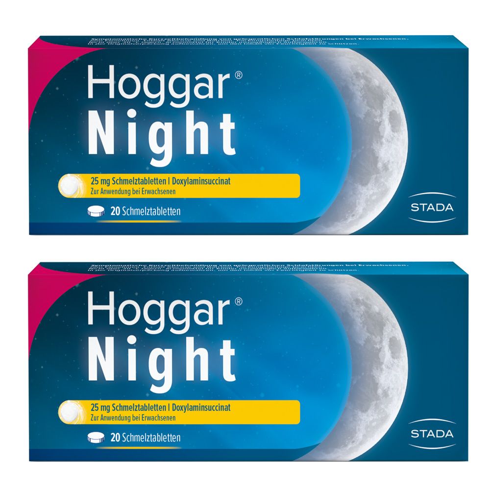 Hoggar Night 25 mg Schmelztabletten Sparset 2x20 St