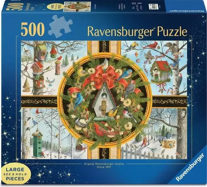 Ravensburger Puzzle Large Pieces Singvögel im Winter (500 Teile)