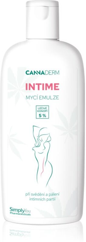 Cannaderm Intime Cleansing emulsion Feminin vaske emulsion Med hampolie 200 ml