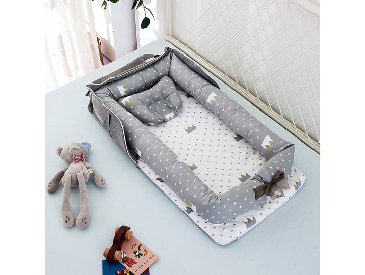 Lit de bébé apaisant, détachable et lavable, lit biomimétique pliable pour nouveau-né