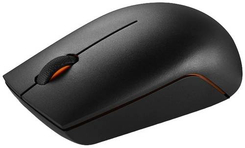 Lenovo 300 Wireless Compact Maus Kabellos Schwarz 3 Tasten 1000 dpi