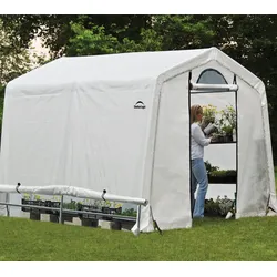 ShelterLogic Foliengewächshaus | Weiß | 240x240x240 cm - Weiß
