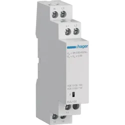Hager EUU100 Kontrollrelais Unterspannung VDE 1P+N/3P+N 1 Wechsler