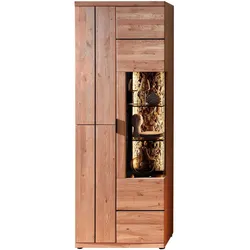 Wohnconcept Vitrine Donna Holz Braun Wildeiche