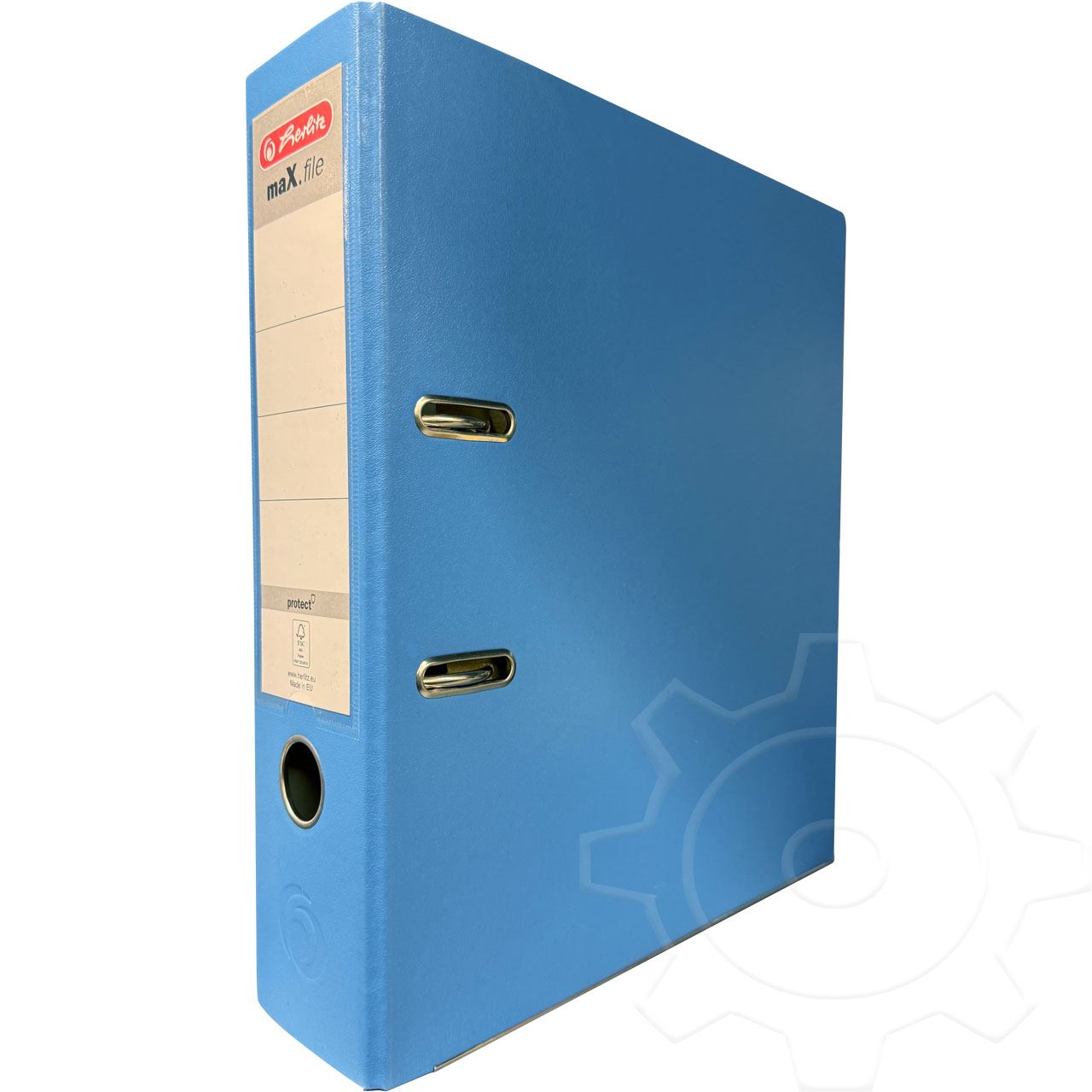 herlitz Ordner maX.file protect, Rückenbr.: 80 mm, aqua