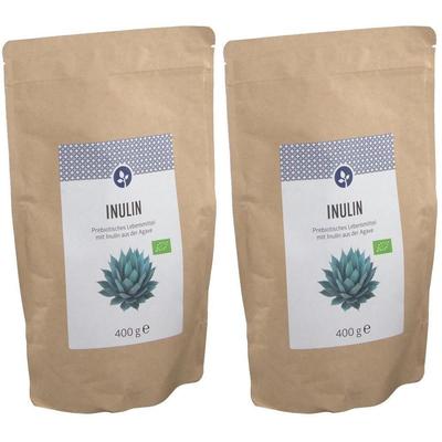 Inulin 100% Bio Pulver 2x 2x400 g