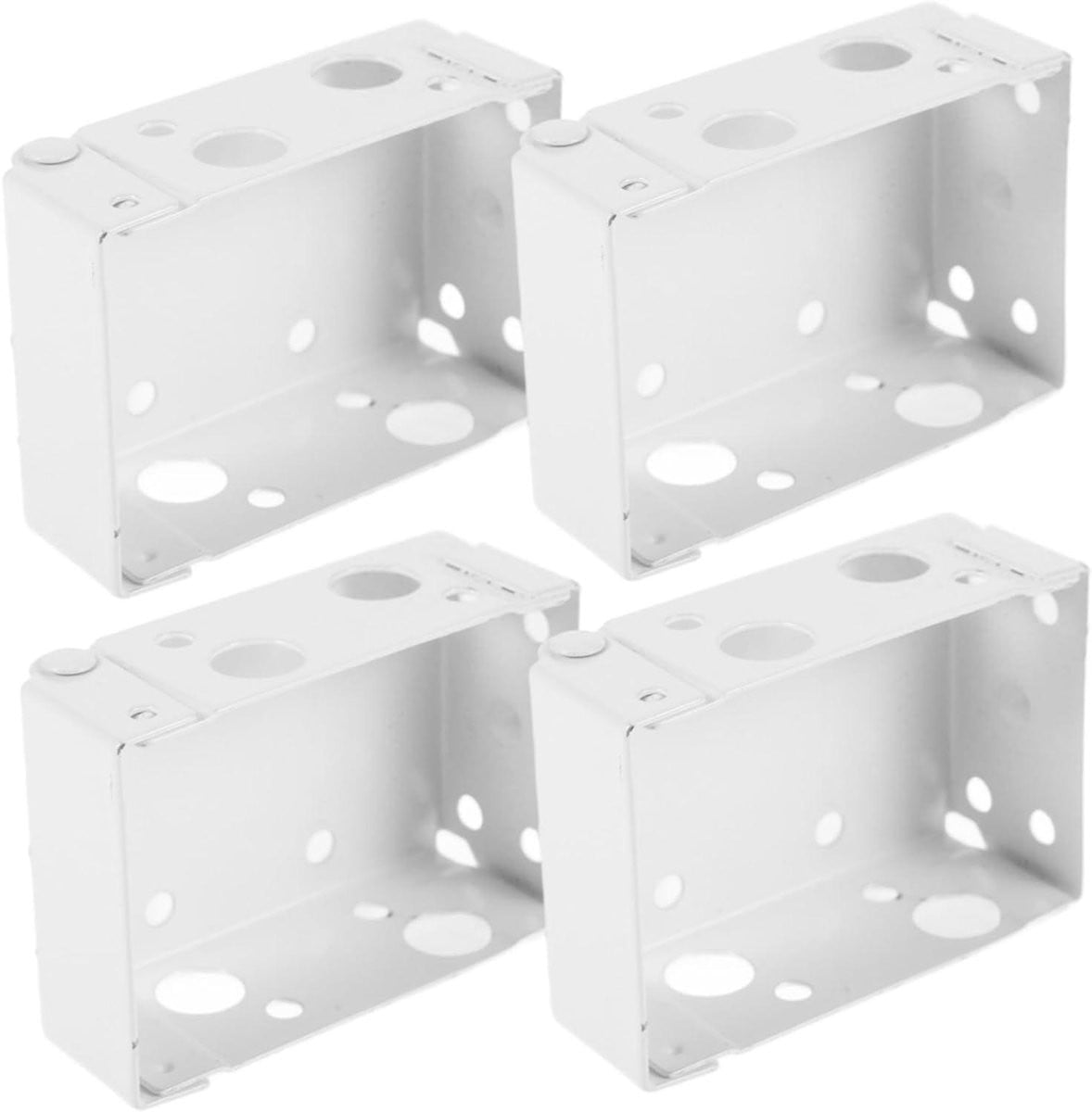 Wit Jaloezieën Raamhouder - Universele Montagebeugels voor Raambekleding - 8 x 4,5 x 2,5 cm