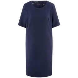 Kleid Rundhals-Ausschnitt Fadenmeister Berlin blau, 46