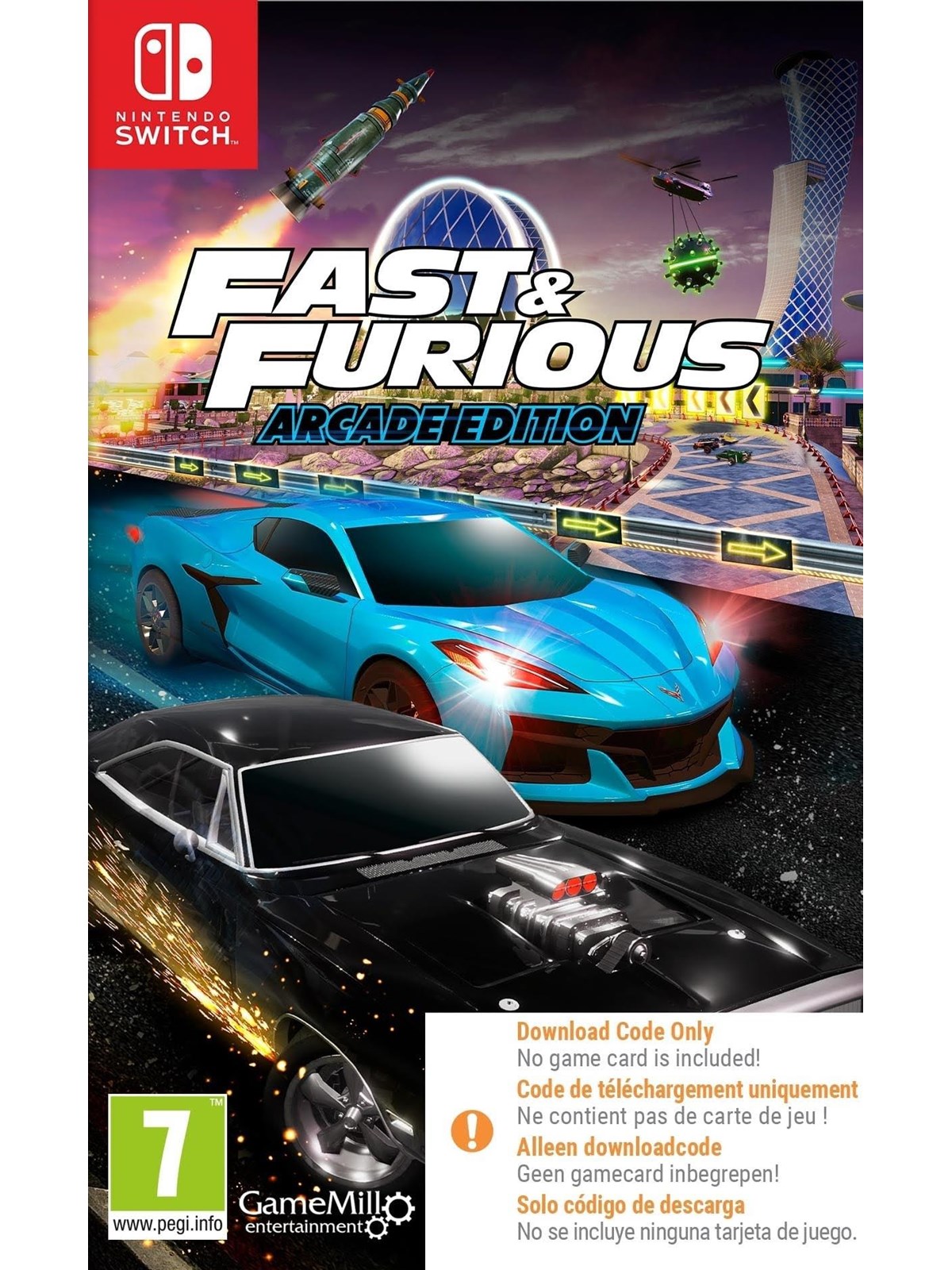 Fast & Furious: Arcade Edition (Code in a Box) - Nintendo Switch - Rennspiel - PEGI 7